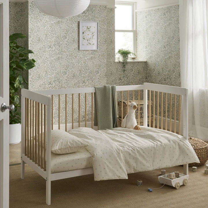 Cuddleco Furniture Sets CuddleCo Nola Cot Bed - White & Natural