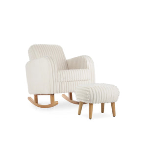 Cuddleco Nursing Chairs CuddleCo Etta Nursing Chair with Footstool - Cream