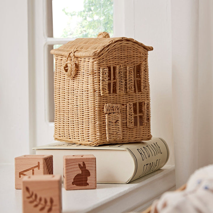 Cuddleco Storage Cuddleco Country Cottage Set 3 Baskets - Rattan