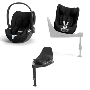 Cybex Car Seats Cybex Cloud T , Sirona T and Base T i-Size Complete Modular Bundle - Black