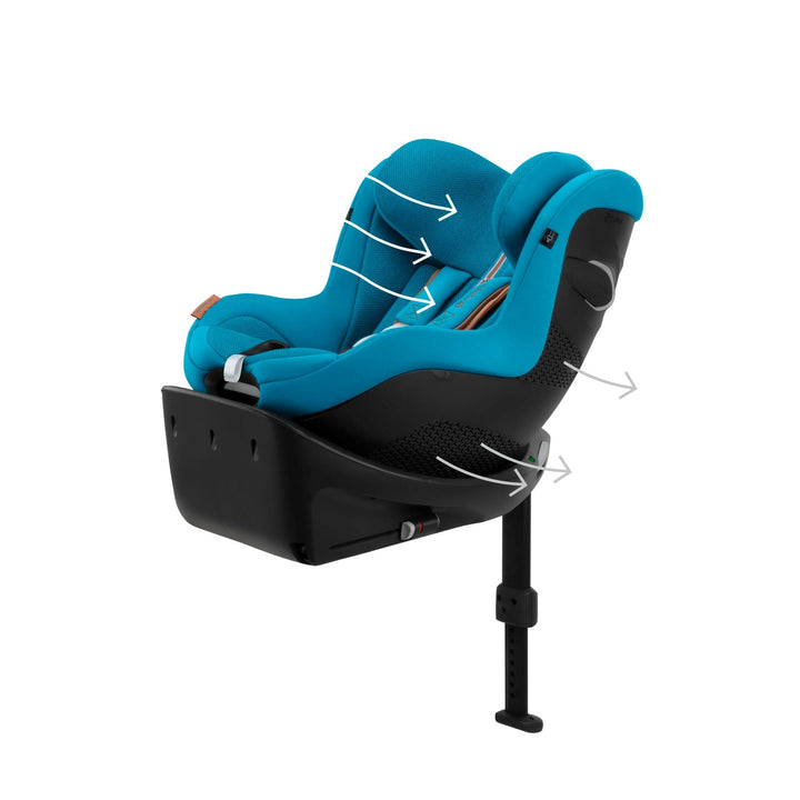 Cybex Car Seats Cybex Sirona Gi i-Size PLUS Car Seat - Beach Blue