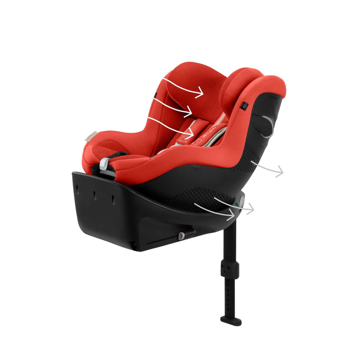 Cybex Car Seats Cybex Sirona Gi i-Size PLUS Car Seat - Hibiscus Red