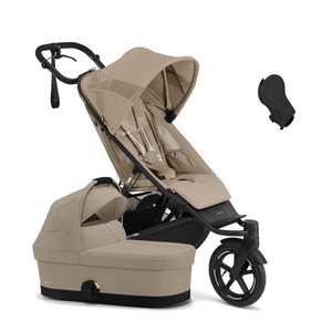 Cybex compact strollers Cybex AVI Spin 3 Wheel Pram - Almond Beige