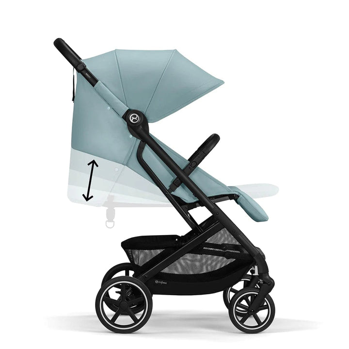 cybex beezy folded dimensions Cybex Beezy Compact Pushchair Stormy Blue | All-Terrain City Buggy from Birth