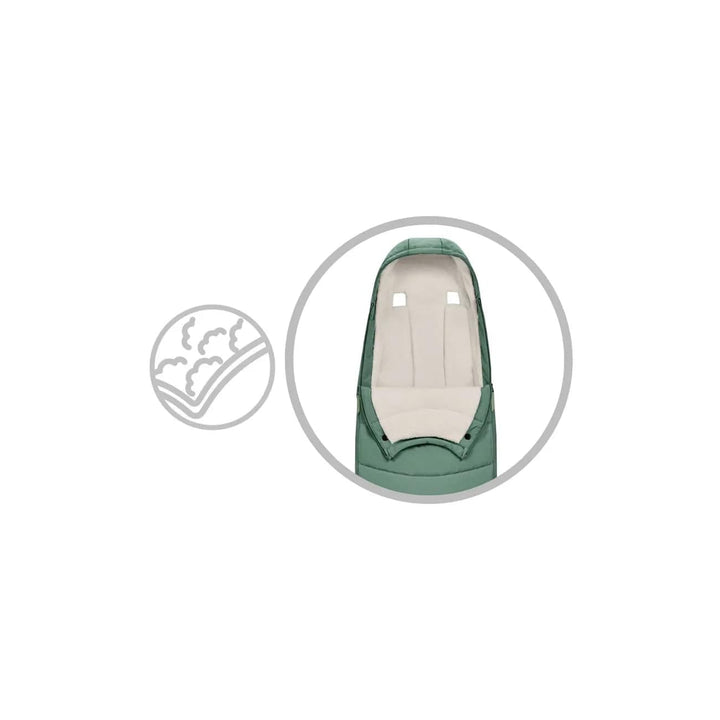 Cybex Footmuffs Cybex Platinum Footmuff - Leaf Green