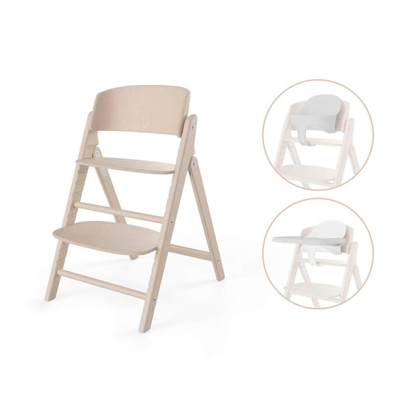 Cybex Highchairs Cybex Click & Fold 3in1 Highchair - All Natural