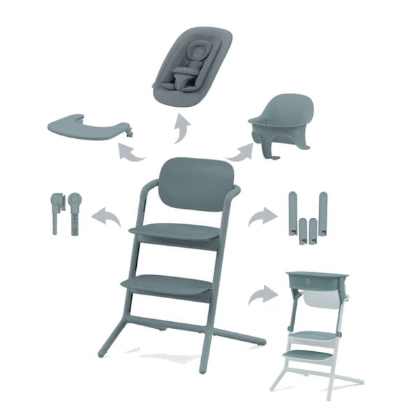 Cybex Highchairs Cybex LEMO 5 in 1 Highchair Set - Stone Blue