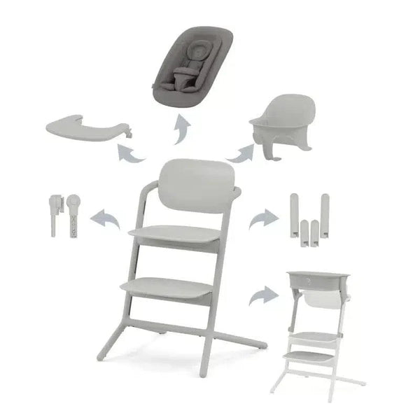 Cybex Highchairs Cybex LEMO 5 in 1 Highchair Set - Suede Grey