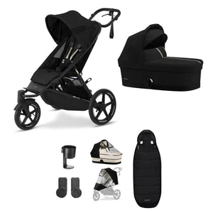 Cybex Prams & Pushchairs Cybex AVI Spin Essential Bundle - Moon Black