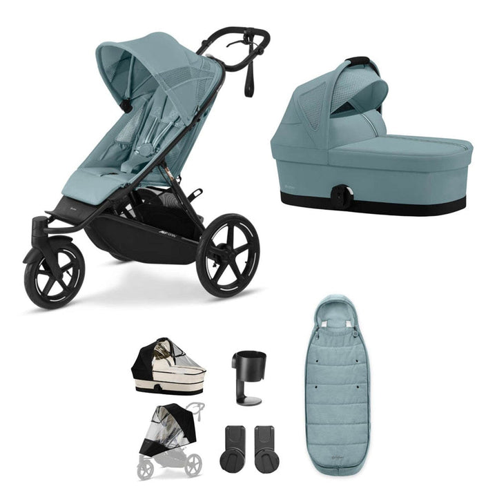 Cybex Prams & Pushchairs Cybex AVI Spin Essential Bundle - Stormy Blue