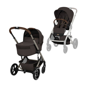 Cybex Prams & Pushchairs Cybex Balios S Lux incl. Foldable Carrycot - Chocolate Brown