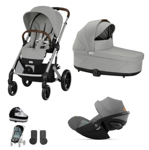 Cybex Prams & Pushchairs Cybex Balios S Lux Luxury Cloud G Bundle - Stone Grey