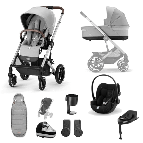 Cybex Prams & Pushchairs Cybex Balios S Lux Luxury Cloud G Bundle - Taupe / Lava Grey