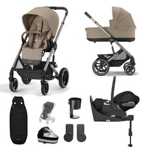 Cybex Prams & Pushchairs Cybex Balios S Lux Luxury Cloud T Bundle - Almond Beige