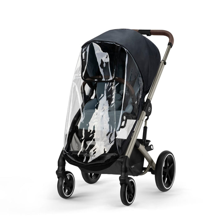 Cybex Prams & Pushchairs Cybex Balios S Lux Silver Frame and Carrycot - Lava Grey