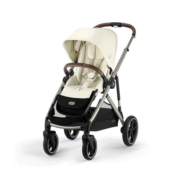 Cybex Prams & Pushchairs Cybex Gazelle S Twin Pushchair - Taupe / Seashell Beige