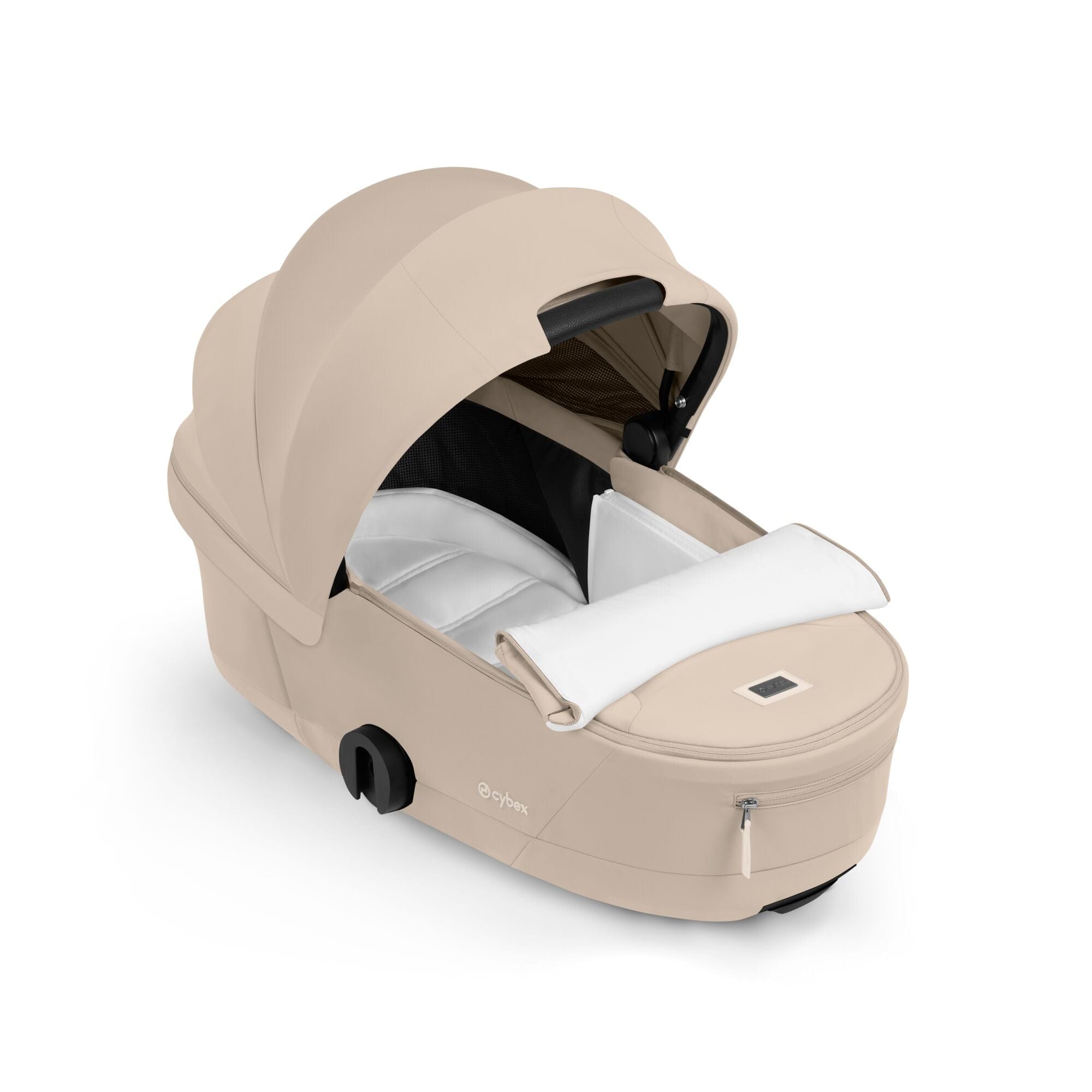 Cybex MIOS Stroller & Carrycot | Matt Black Cozy Beige | UK Baby Centre
