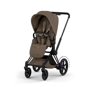 Cybex Prams & Pushchairs Matt Black Cybex ePRIAM Pushchair - Style Collection, Coconut Brown