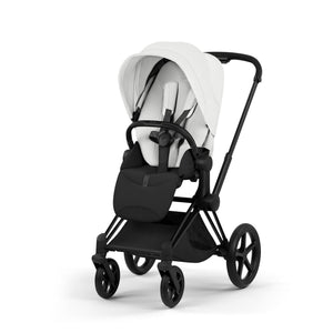 Cybex Prams & Pushchairs Matt Black Cybex ePRIAM Pushchair - Style Collection, Off White