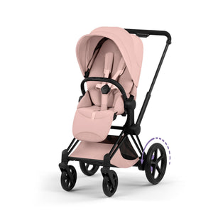 Cybex Prams & Pushchairs Matt Black Cybex ePRIAM Pushchair - Style Collection, Peach Pink