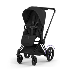 Cybex Prams & Pushchairs Matt Black Cybex ePRIAM Pushchair - Style Collection, Sepia Black