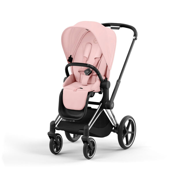 Cybex Pushchair Accessories Chrome Black Cybex Priam Pushchair - Peach Pink (2023)