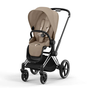 Cybex Pushchairs Chrome Black Cybex Priam Pushchair - Cozy Beige