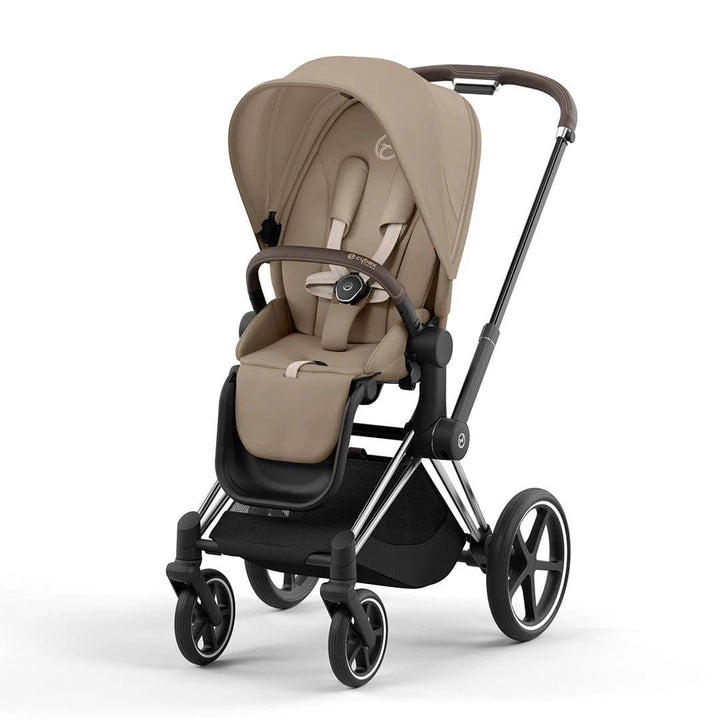 Cybex Pushchairs Chrome Brown Cybex Priam Pushchair - Cozy Beige