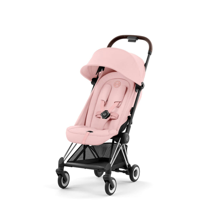 Cybex Pushchairs Cybex COYA Stroller - Chrome/Peach Pink