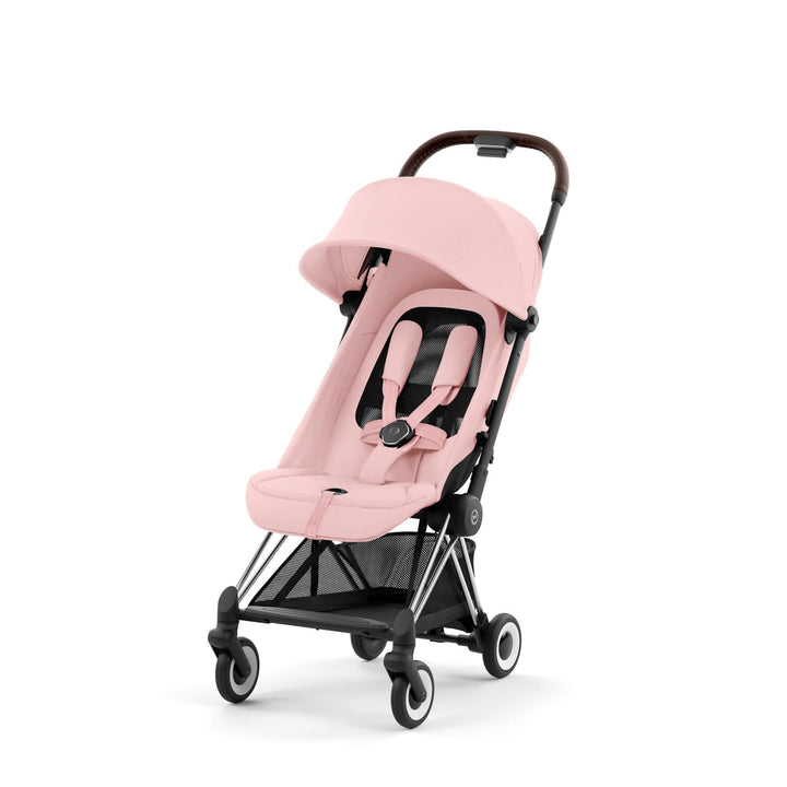 Cybex Pushchairs Cybex COYA Stroller - Chrome/Peach Pink