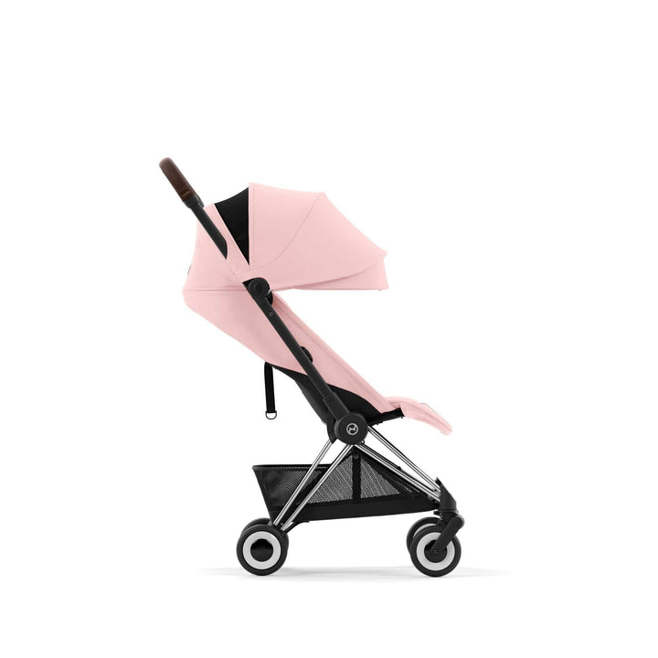 Cybex Pushchairs Cybex COYA Stroller - Chrome/Peach Pink