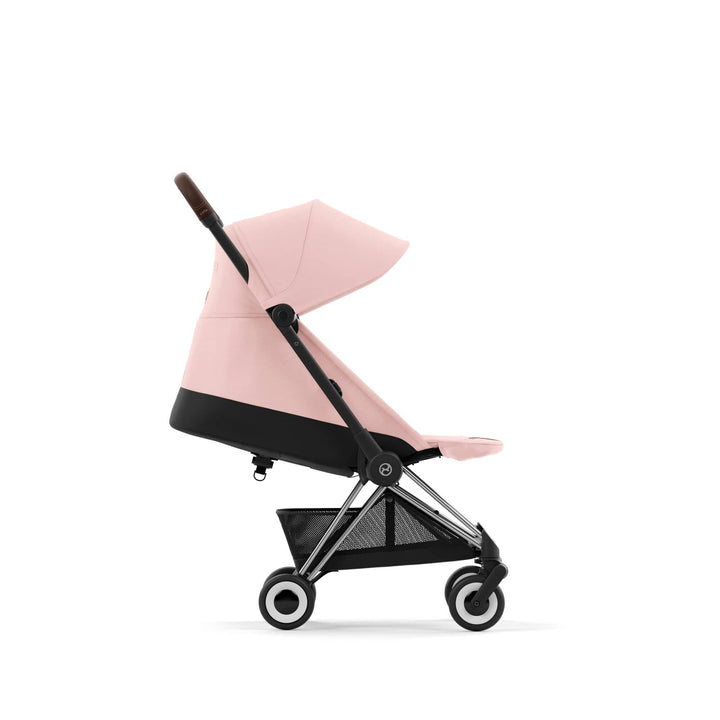 Cybex Pushchairs Cybex COYA Stroller - Chrome/Peach Pink