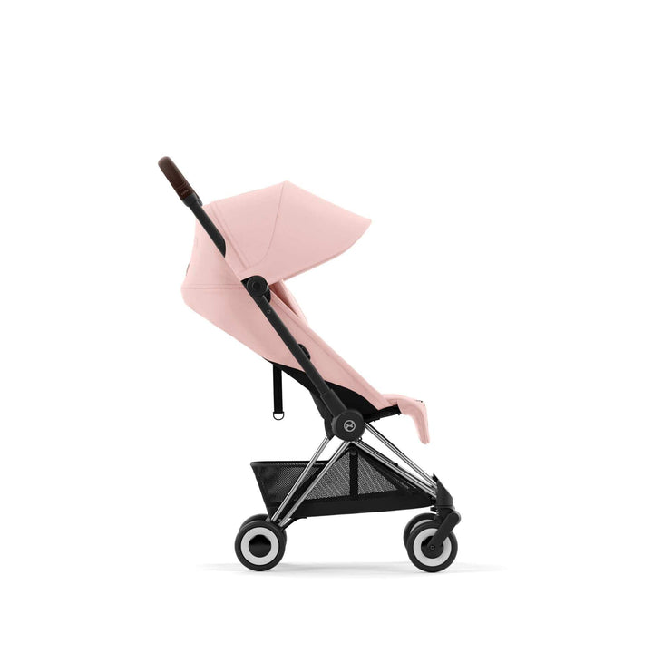 Cybex Pushchairs Cybex COYA Stroller - Chrome/Peach Pink