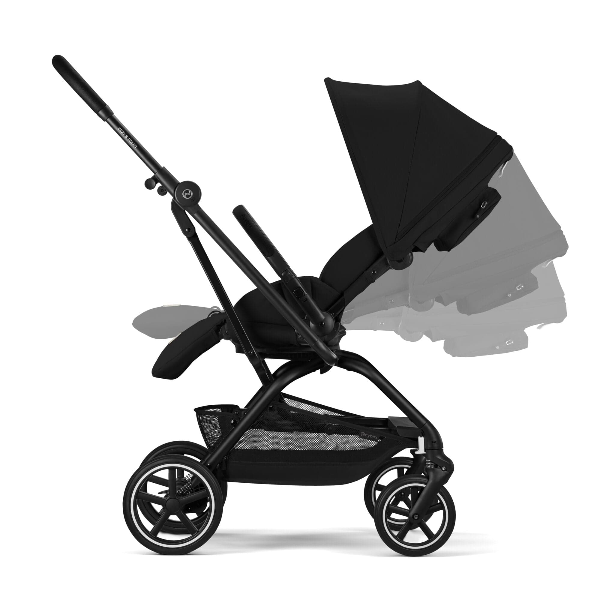 Cybex Eezy S Twist+2 Pushchair - Black/Magic Black – UK Baby Centre