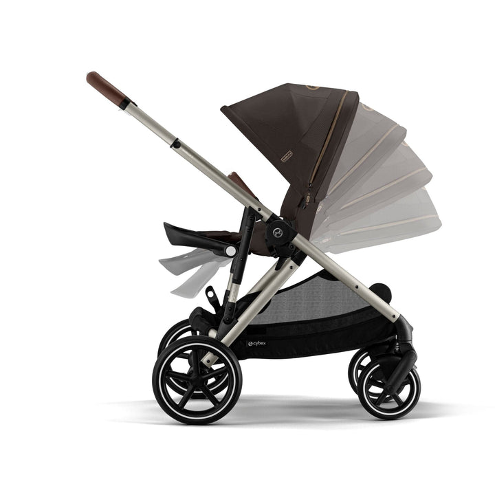 Cybex Pushchairs Cybex Gazelle S Pushchair - Taupe / Chocolate Brown