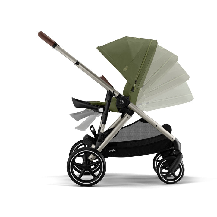 Cybex Pushchairs Cybex Gazelle S Pushchair - Taupe / Moss Green