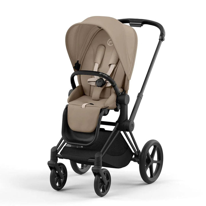 Cybex Pushchairs Matt Black Cybex Priam Pushchair - Cozy Beige