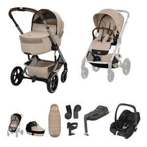 Cybex Travel Systems Cybex Balios S Lux (Cabriofix i-Size) Travel System - Almond Beige (2026)