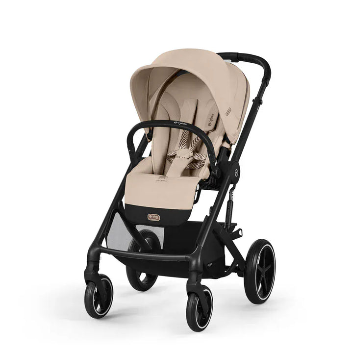Cybex Travel Systems Cybex Balios S Lux (Cloud G Plus) Travel System with Base - Black/Almond Beige