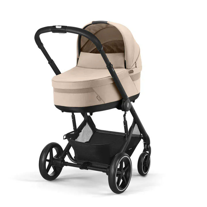 Cybex Travel Systems Cybex Balios S Lux (Cloud G Plus) Travel System with Base - Black/Almond Beige