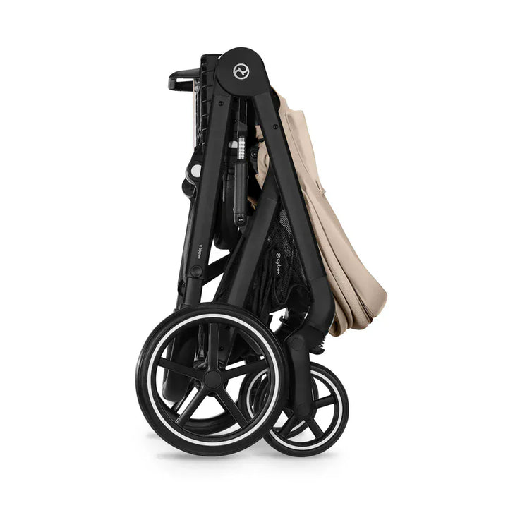 Cybex Travel Systems Cybex Balios S Lux (Cloud G Plus) Travel System with Base - Black/Almond Beige