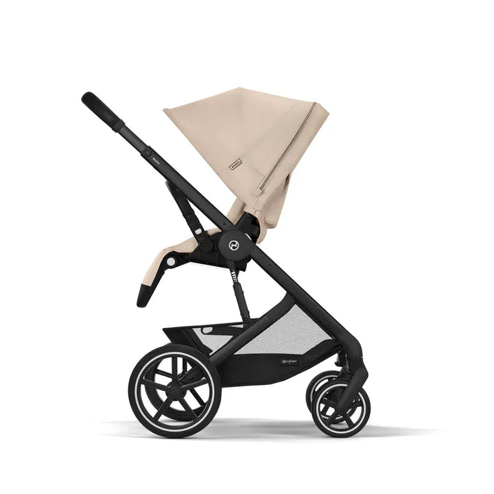 Cybex Travel Systems Cybex Balios S Lux (Cloud G Plus) Travel System with Base - Black/Almond Beige