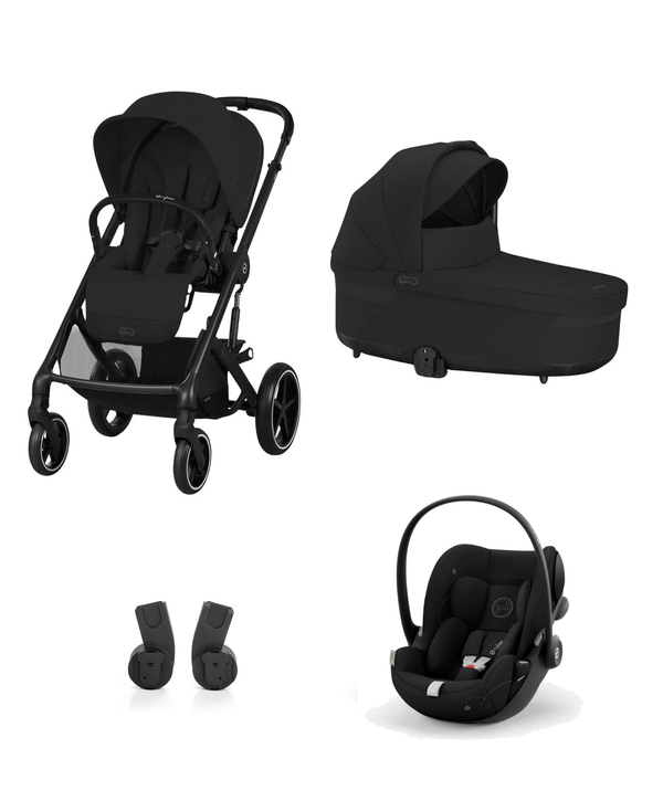 Cybex Travel Systems Cybex Balios S Lux (Cloud G) Travel System - Moon Black
