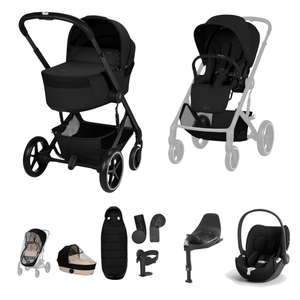 Cybex Travel Systems Cybex Balios S Lux (Cloud T) Travel System - Moon Black (2026)