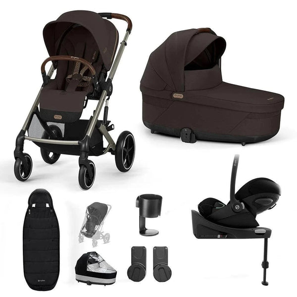 Cybex Travel Systems Cybex Balios S Lux Luxury Cloud G Bundle - Taupe / Chocolate Brown
