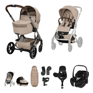Cybex Travel Systems Cybex Balios S Lux (Pebble 360 PRO2) Travel System - Almond Beige (2026)