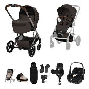 Cybex Travel Systems Cybex Balios S Lux (Pebble 360 PRO2) Travel System - Chocolate Brown (2026)