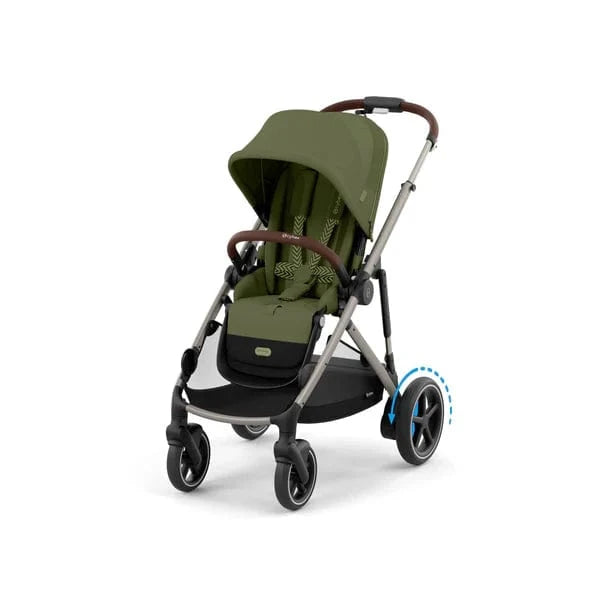 Cybex Travel Systems Cybex eGazelle S, Cloud T Travel System - Taupe / Moss Green