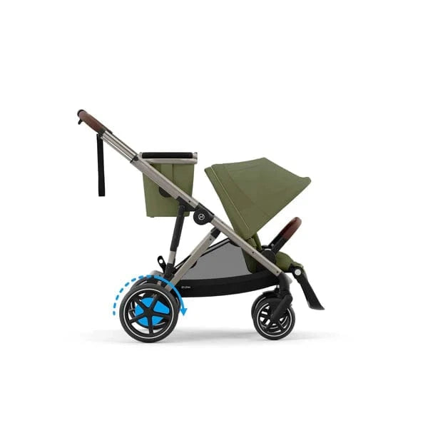 Cybex Travel Systems Cybex eGazelle S, Cloud T Travel System - Taupe / Moss Green