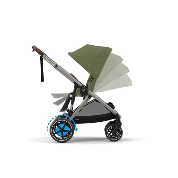 Cybex Travel Systems Cybex eGazelle S, Cloud T Travel System - Taupe / Moss Green